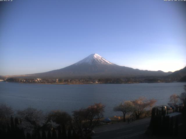 河口湖からの富士山