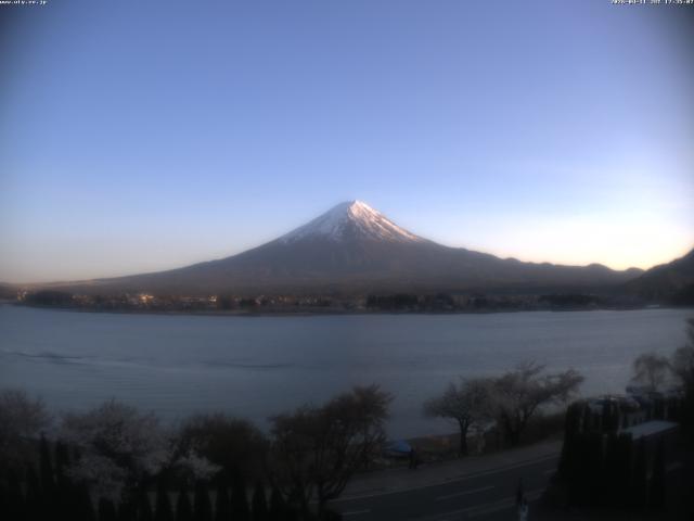 河口湖からの富士山