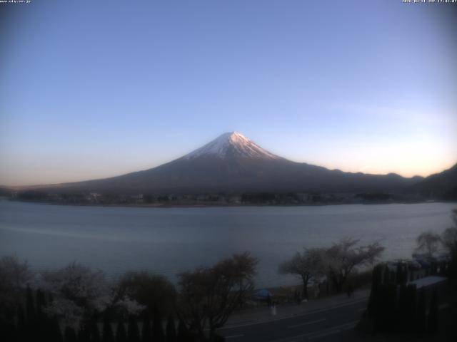 河口湖からの富士山