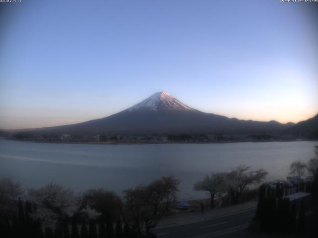河口湖からの富士山