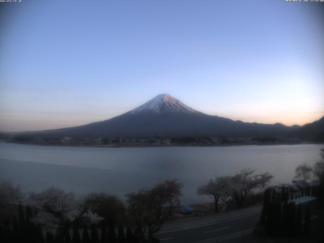 河口湖からの富士山