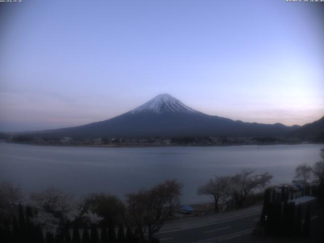 河口湖からの富士山
