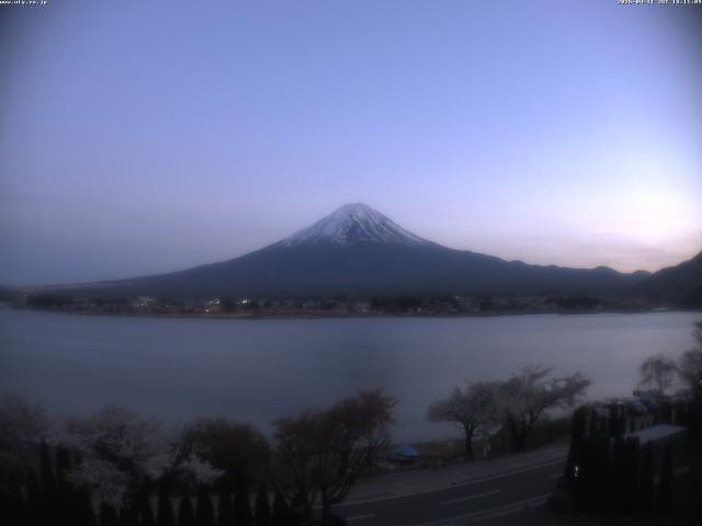 河口湖からの富士山