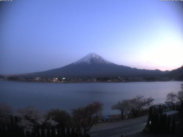 河口湖からの富士山