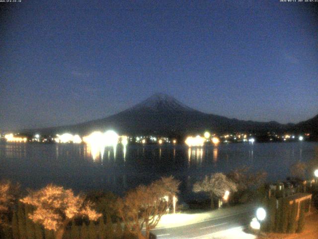 河口湖からの富士山