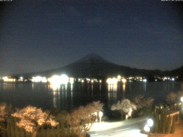 河口湖からの富士山