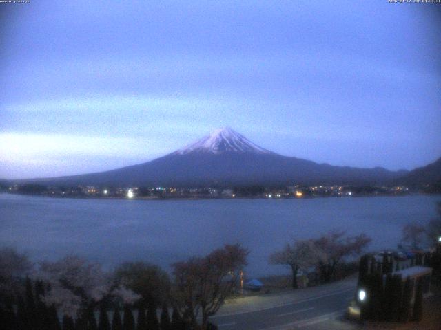 河口湖からの富士山