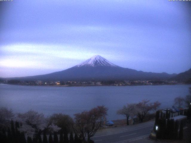 河口湖からの富士山