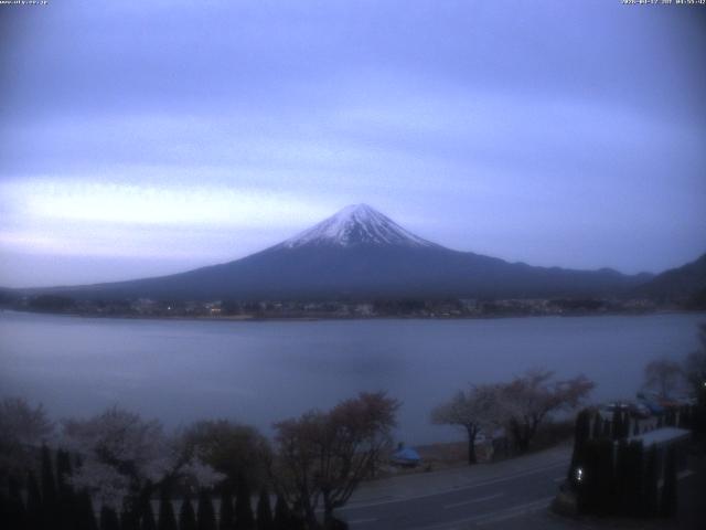 河口湖からの富士山