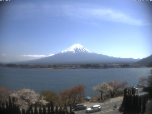 河口湖からの富士山