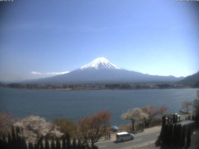 河口湖からの富士山