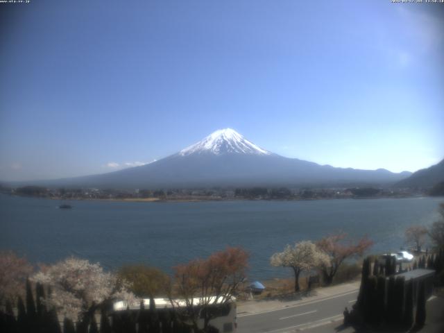 河口湖からの富士山