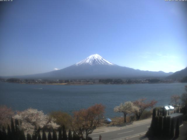 河口湖からの富士山