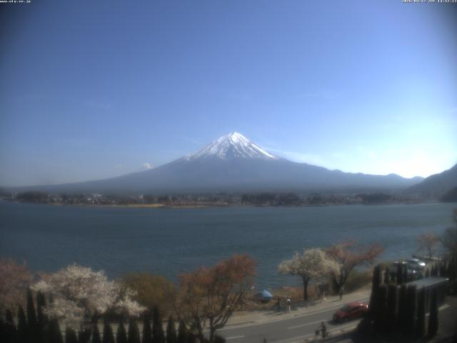 河口湖からの富士山