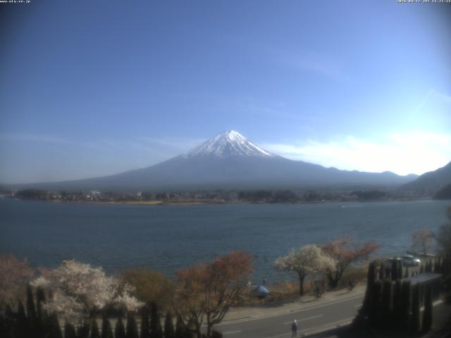 河口湖からの富士山