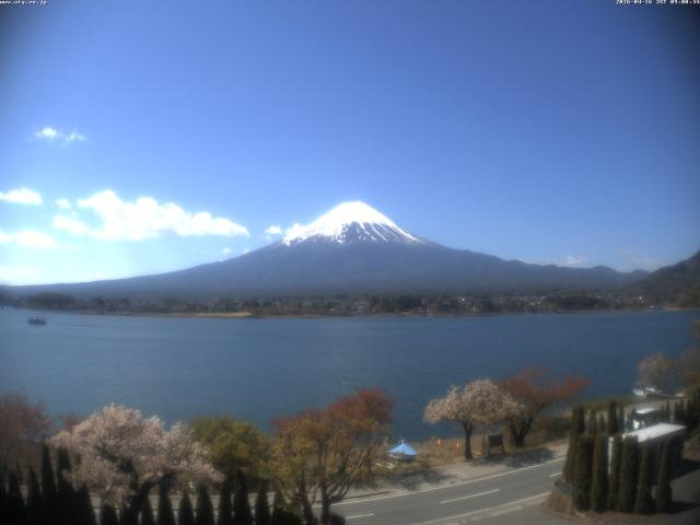 河口湖からの富士山