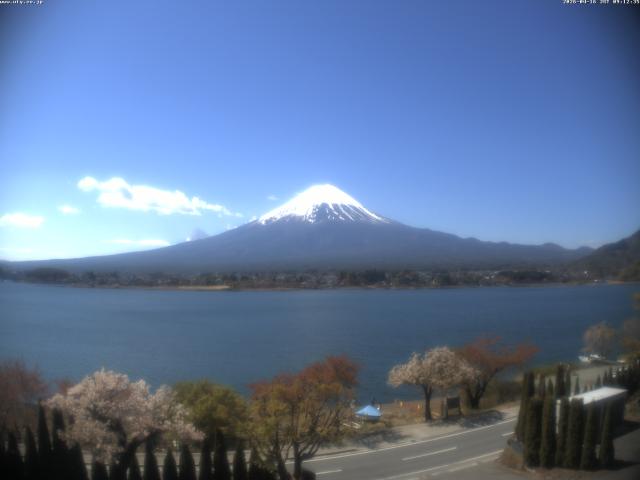 河口湖からの富士山