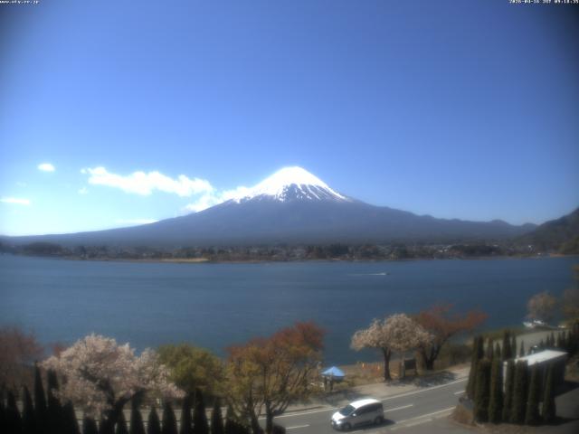 河口湖からの富士山