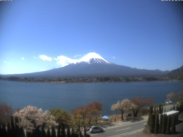 河口湖からの富士山
