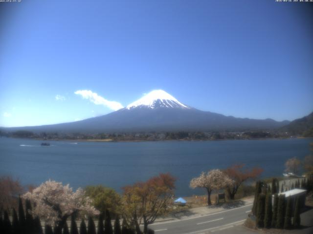 河口湖からの富士山