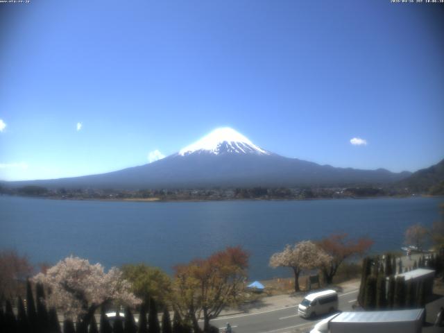 河口湖からの富士山
