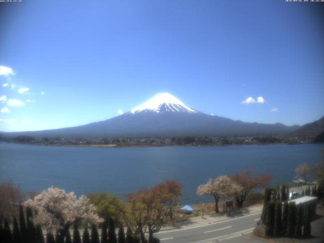 河口湖からの富士山