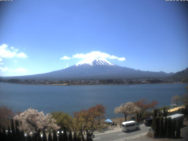 河口湖からの富士山