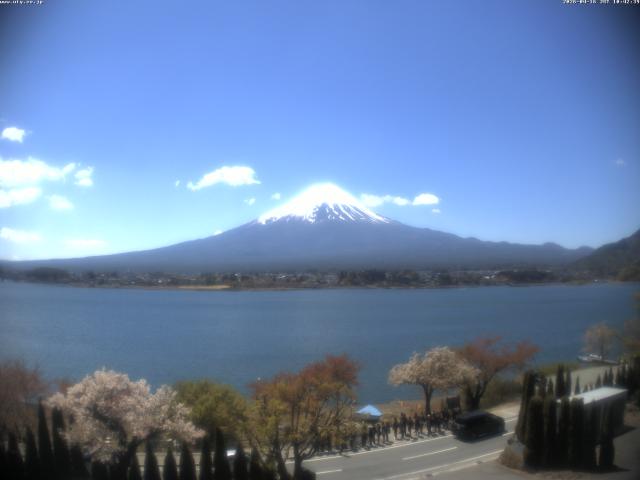 河口湖からの富士山