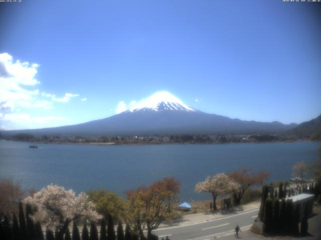 河口湖からの富士山