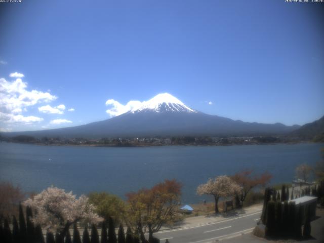 河口湖からの富士山