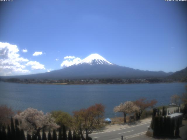 河口湖からの富士山