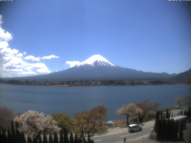 河口湖からの富士山