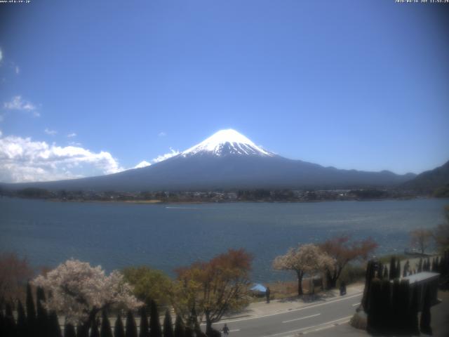 河口湖からの富士山