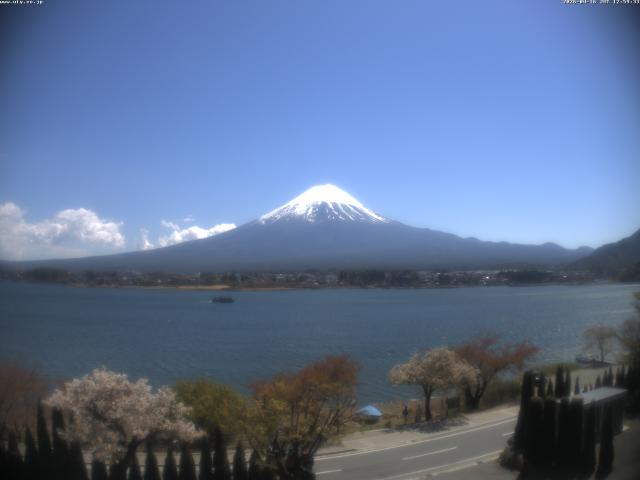 河口湖からの富士山