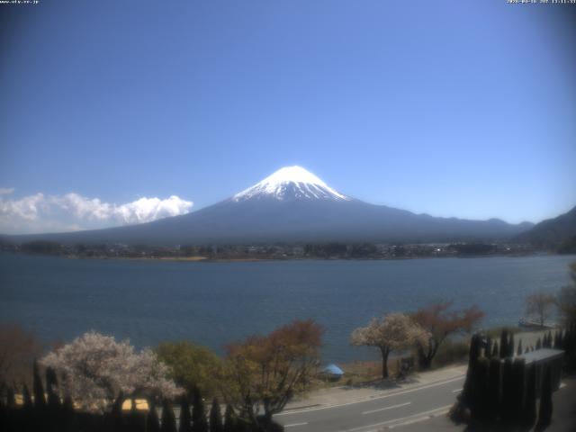 河口湖からの富士山