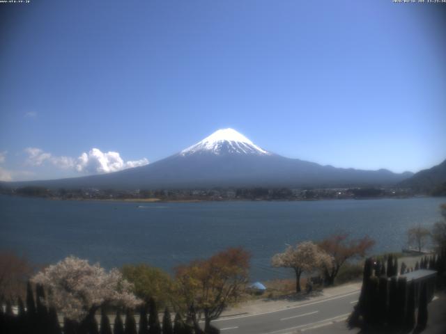 河口湖からの富士山