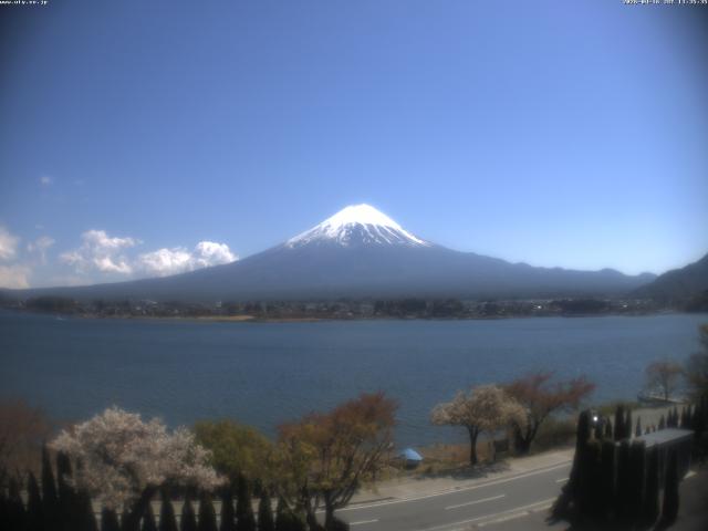 河口湖からの富士山