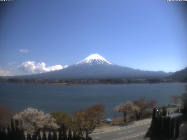 河口湖からの富士山