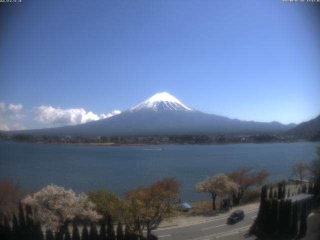 河口湖からの富士山