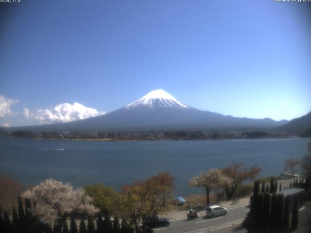 河口湖からの富士山