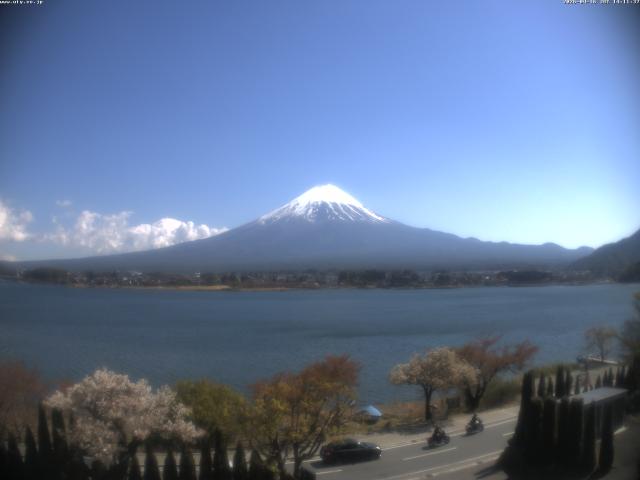 河口湖からの富士山