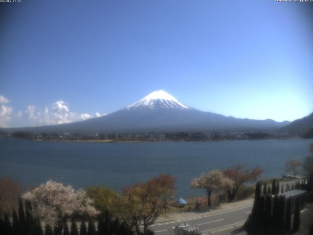 河口湖からの富士山