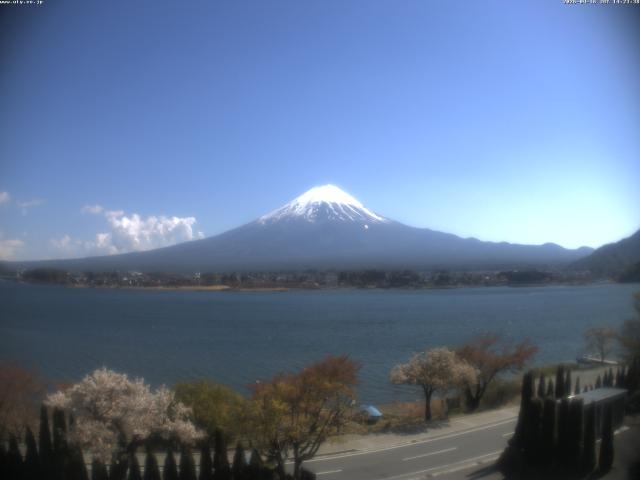 河口湖からの富士山