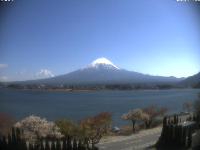 河口湖からの富士山