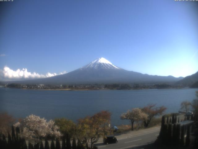 河口湖からの富士山