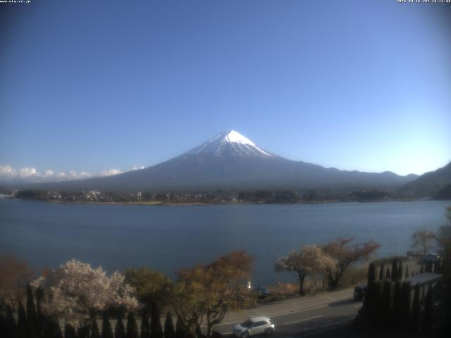 河口湖からの富士山