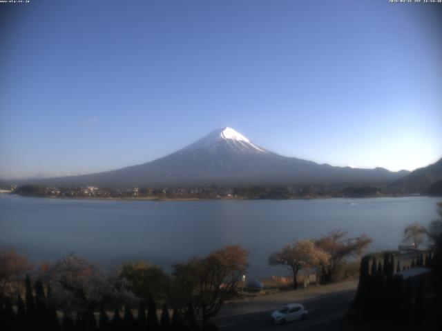 河口湖からの富士山