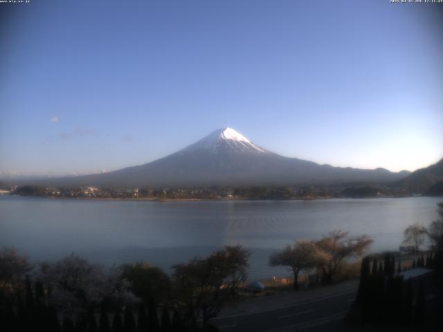 河口湖からの富士山
