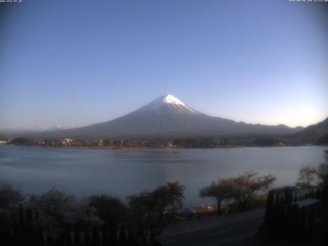 河口湖からの富士山