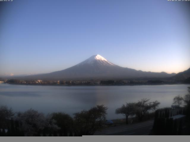 河口湖からの富士山